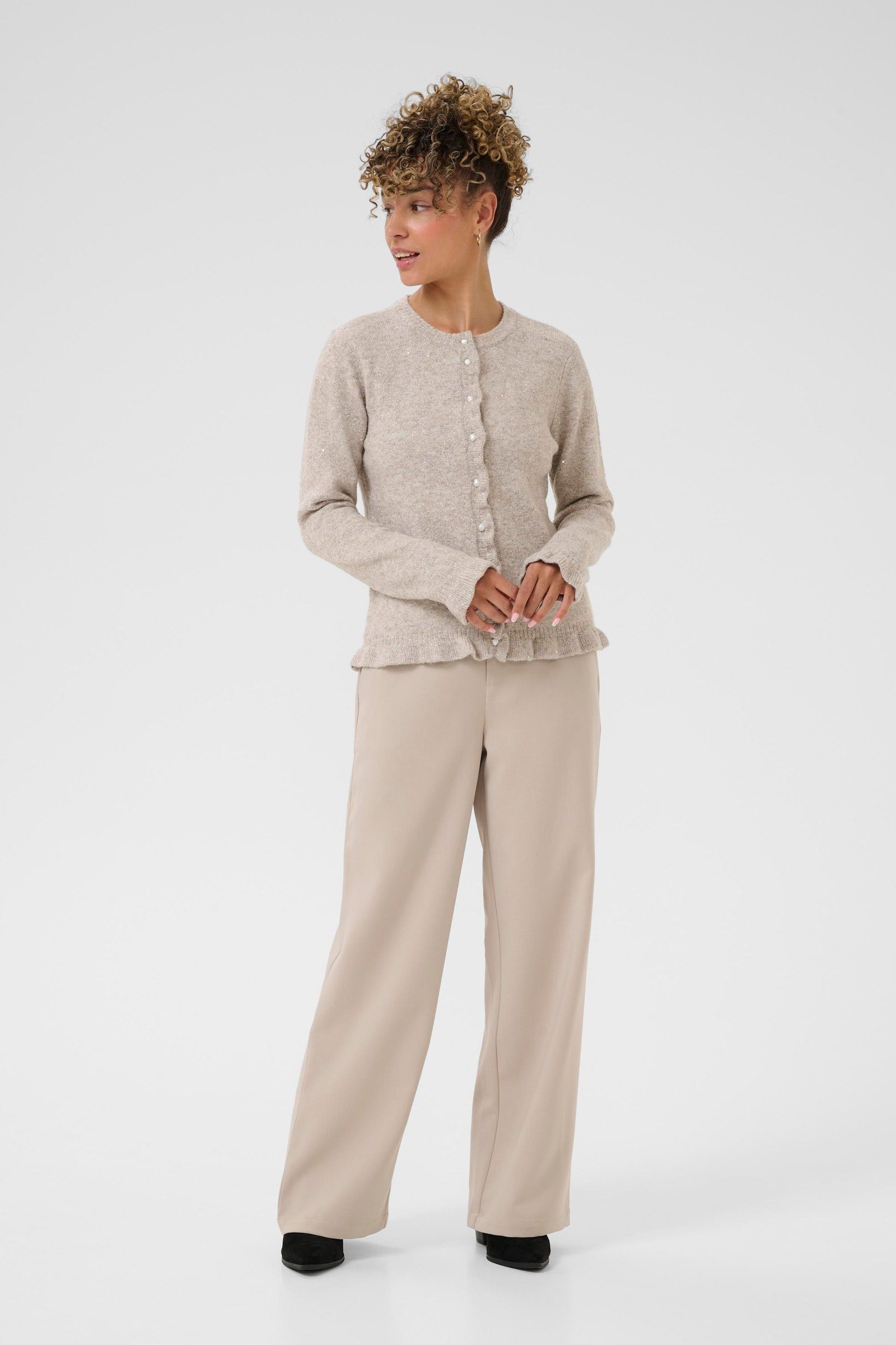 Cream Jolly Sparkle Cardi