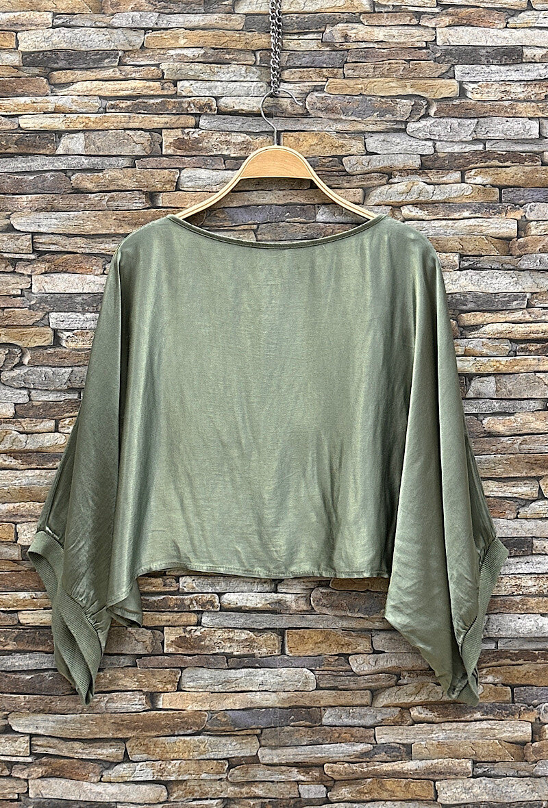Alicia top in Khaki