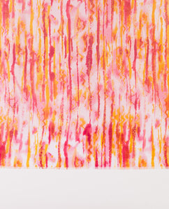 Surkana Scarf / wrap in pink & red
