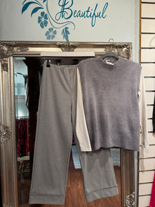 Zola Grey Sleeveless jumper