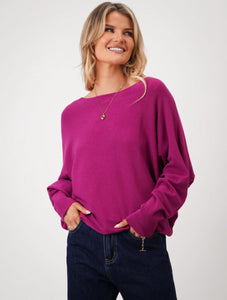 Kate & Pippa Elba knit Magenta