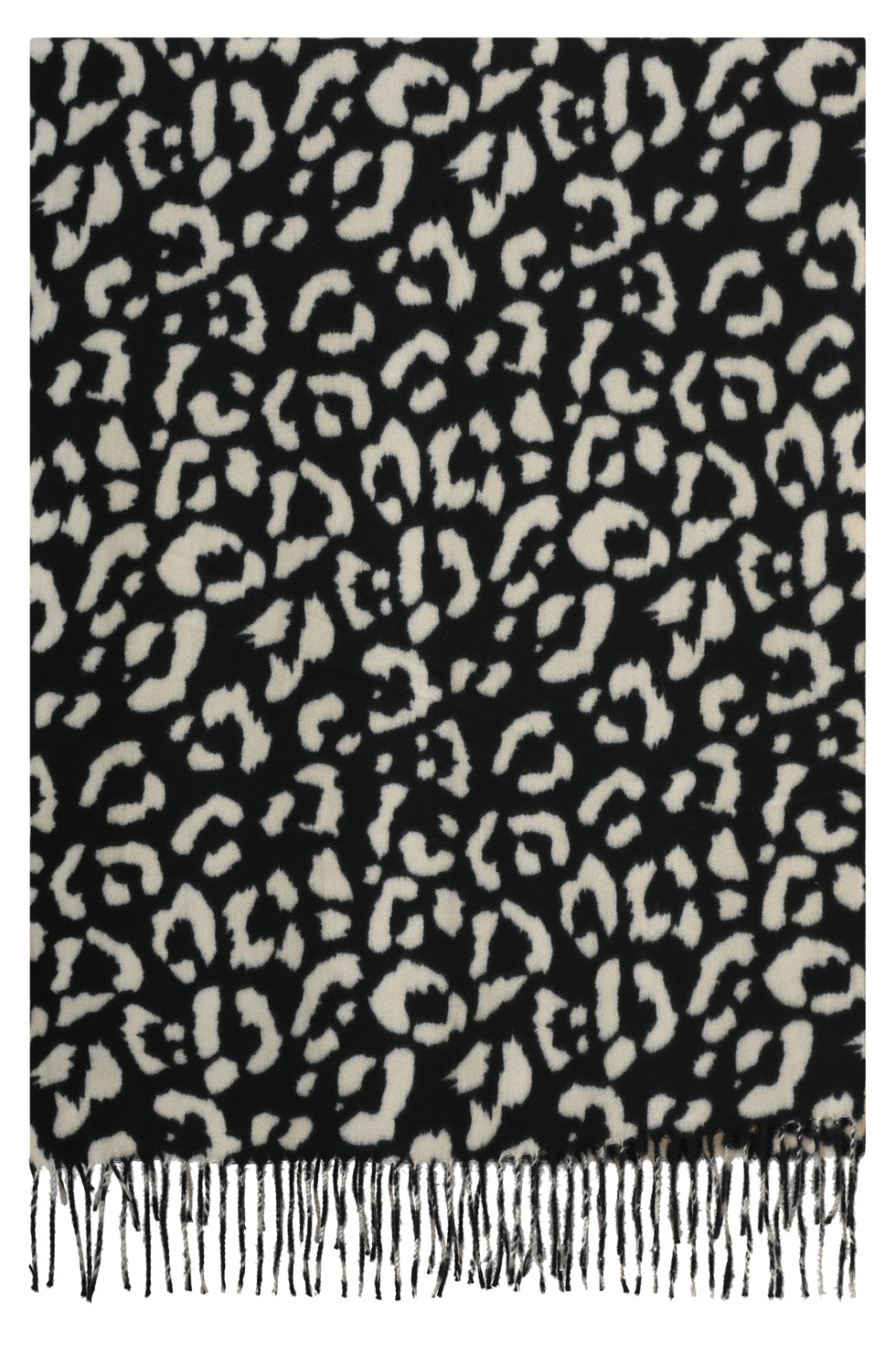 Smashed Lemon Black/Cream scarf