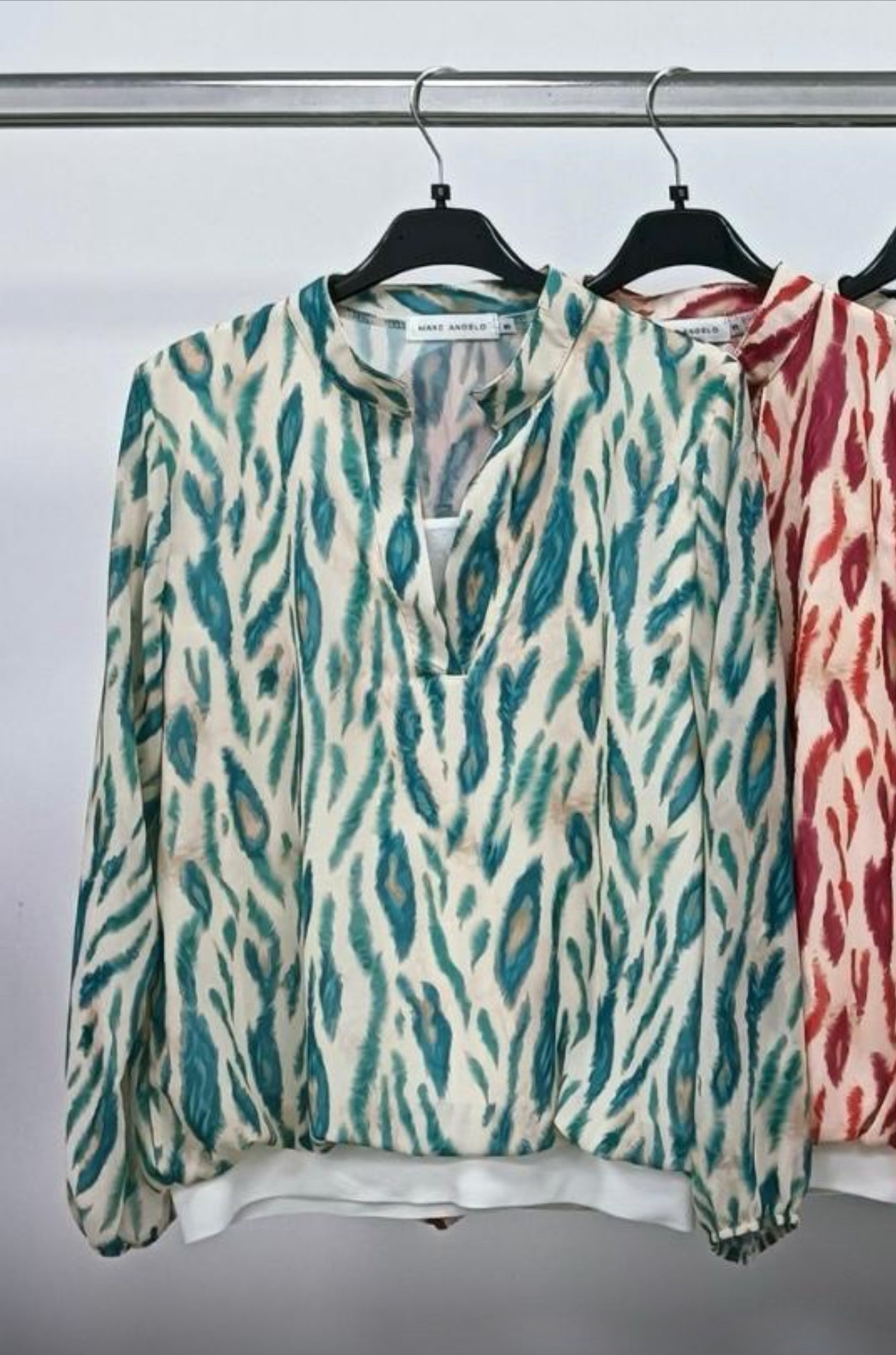 Bella Band in teal print