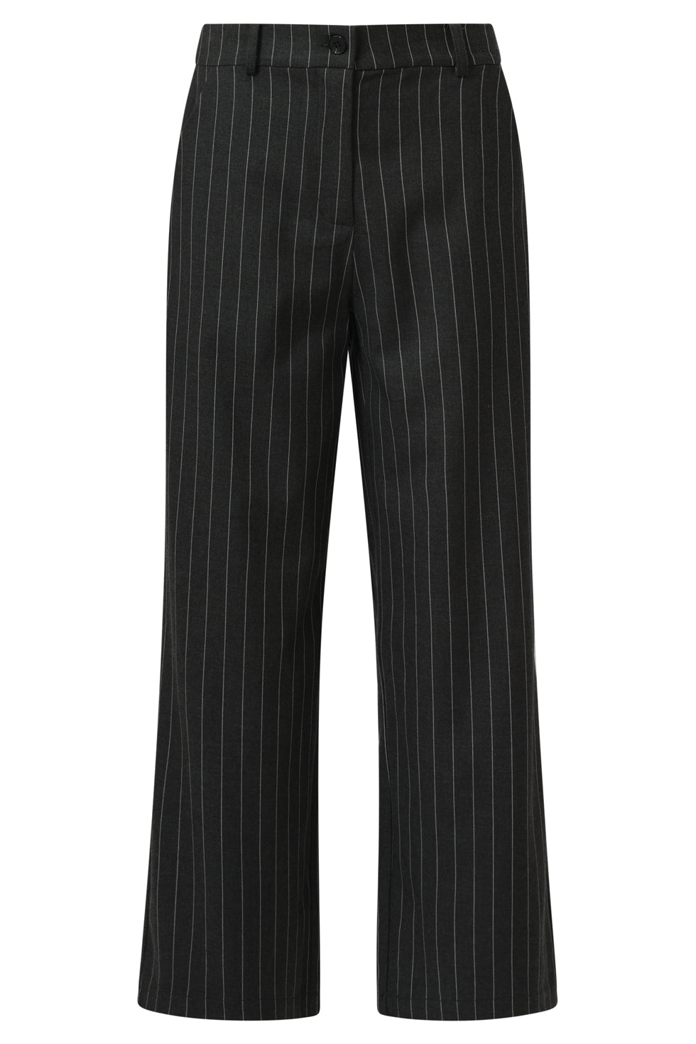 Smashed Lemon Grey Pinstripe Trousers