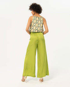 Surkana Tisa Draped Green Top
