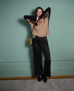 Surkana Black & Camel jumper