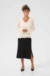 CREAM Flake Whisper white Top
