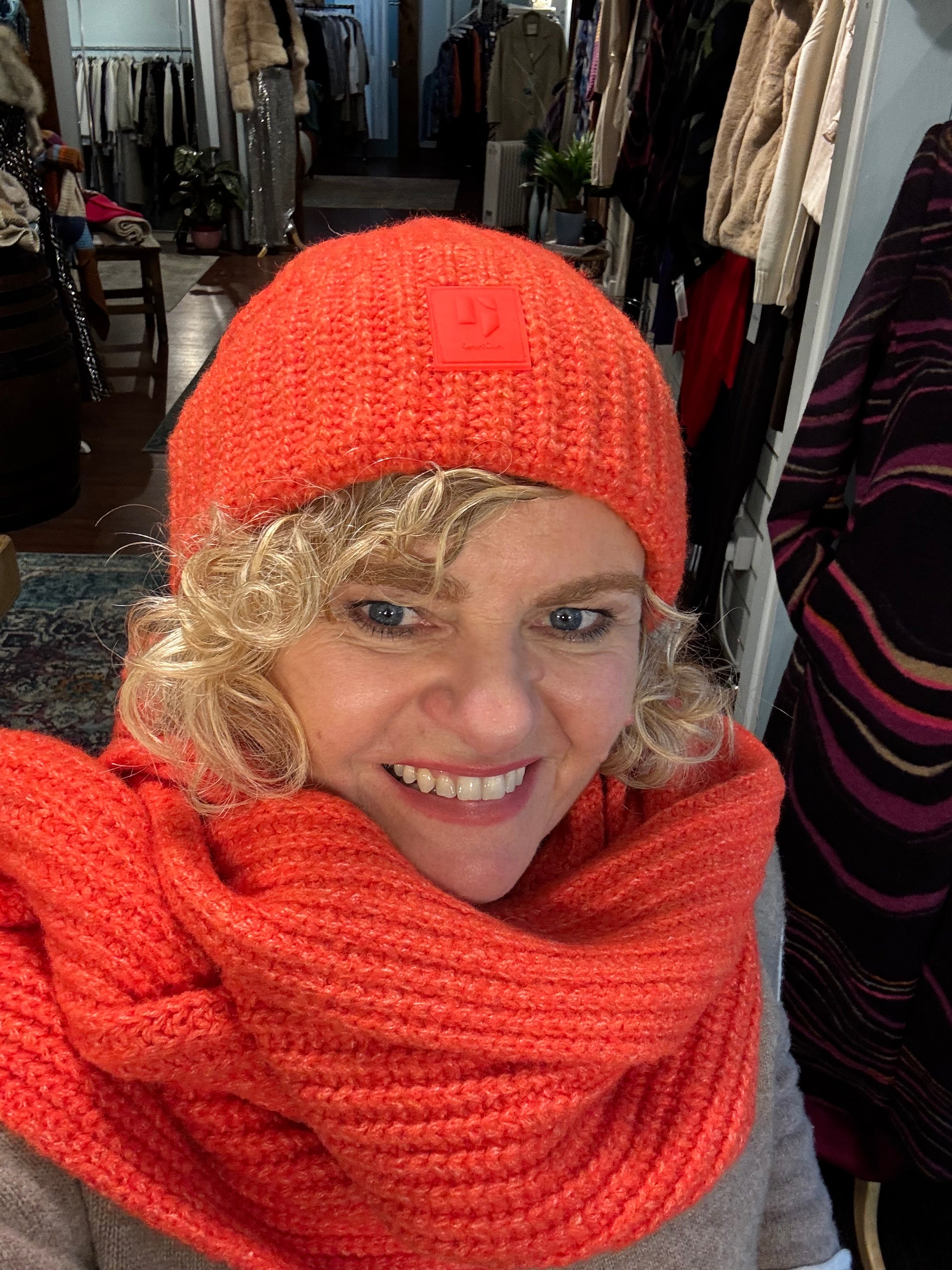 Garcia Large Orange scarf