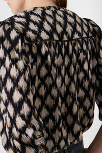 Garcia Black Cream top sparkle