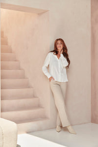 Smashed Lemon Sand Trousers