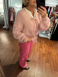 Jolie Pink oversized Cardi