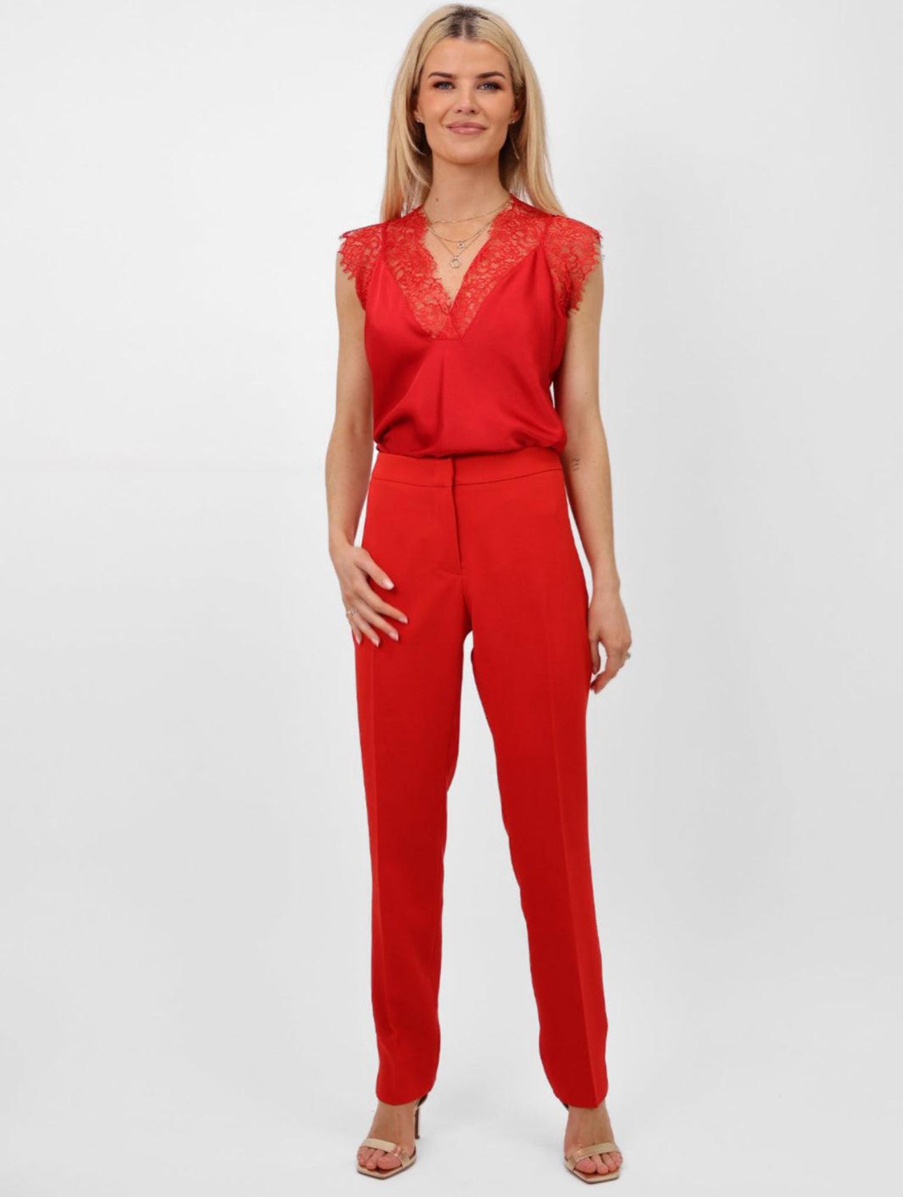 Kate & Pippa Sorrento Trousers Red