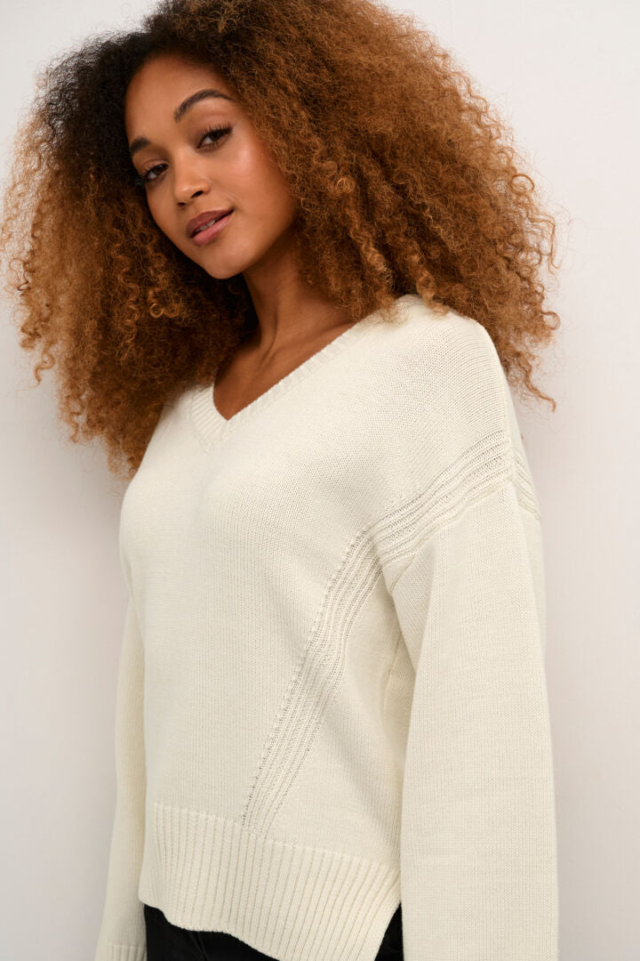 CREAM Soffie V-neck Jumper