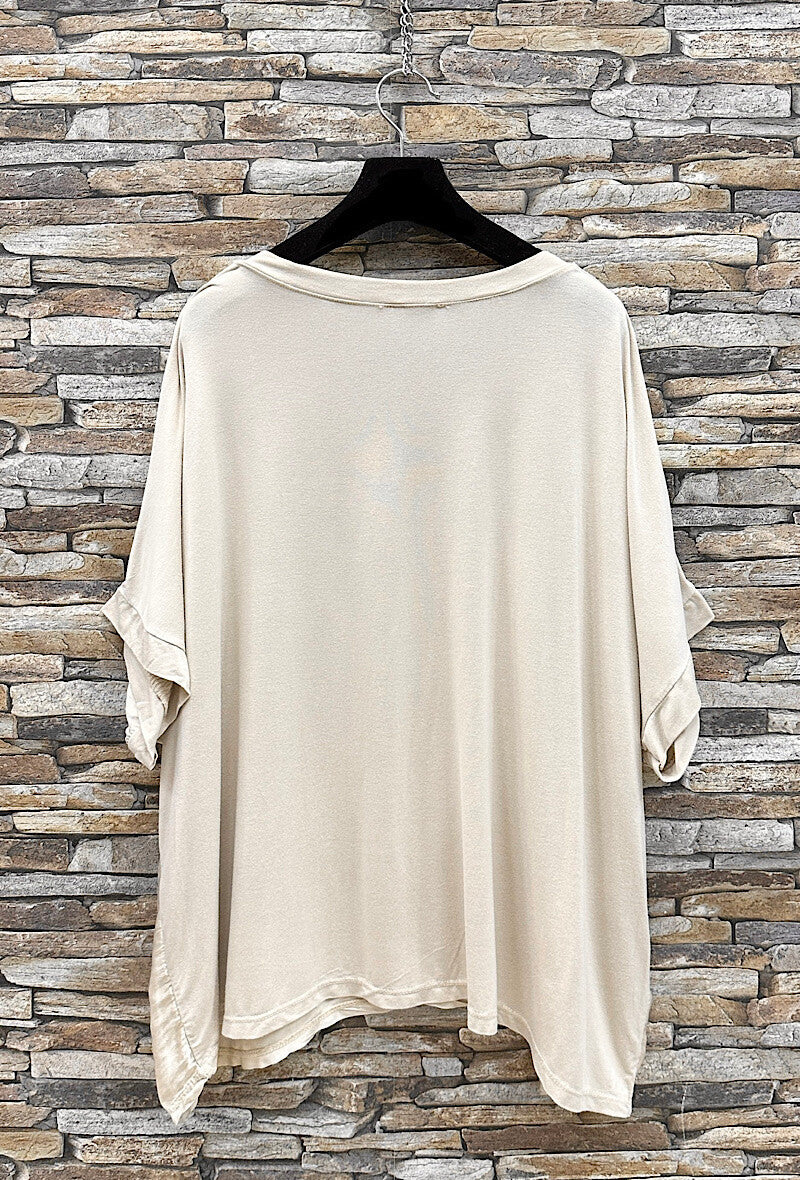 Lia top in Champagne