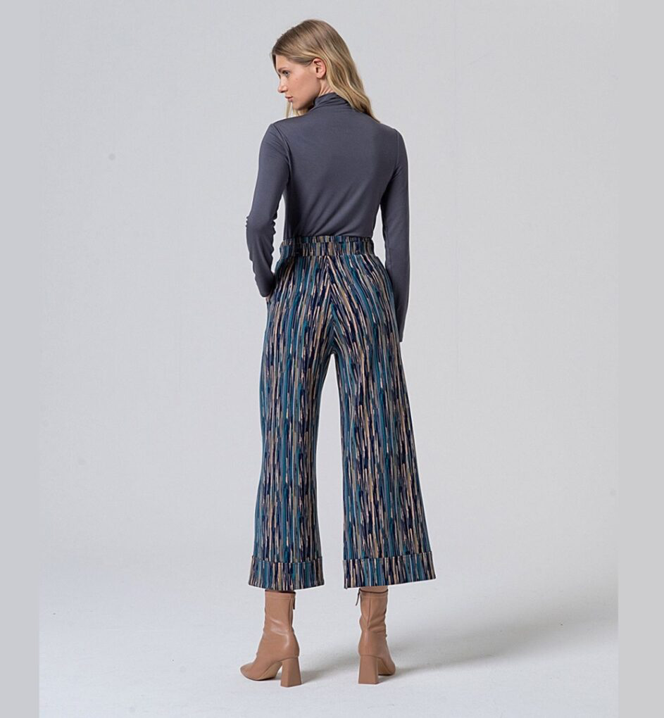 Surkana Teal print Trousers