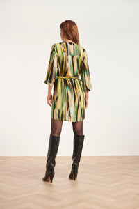 Smashed Lemon Green Print Dress