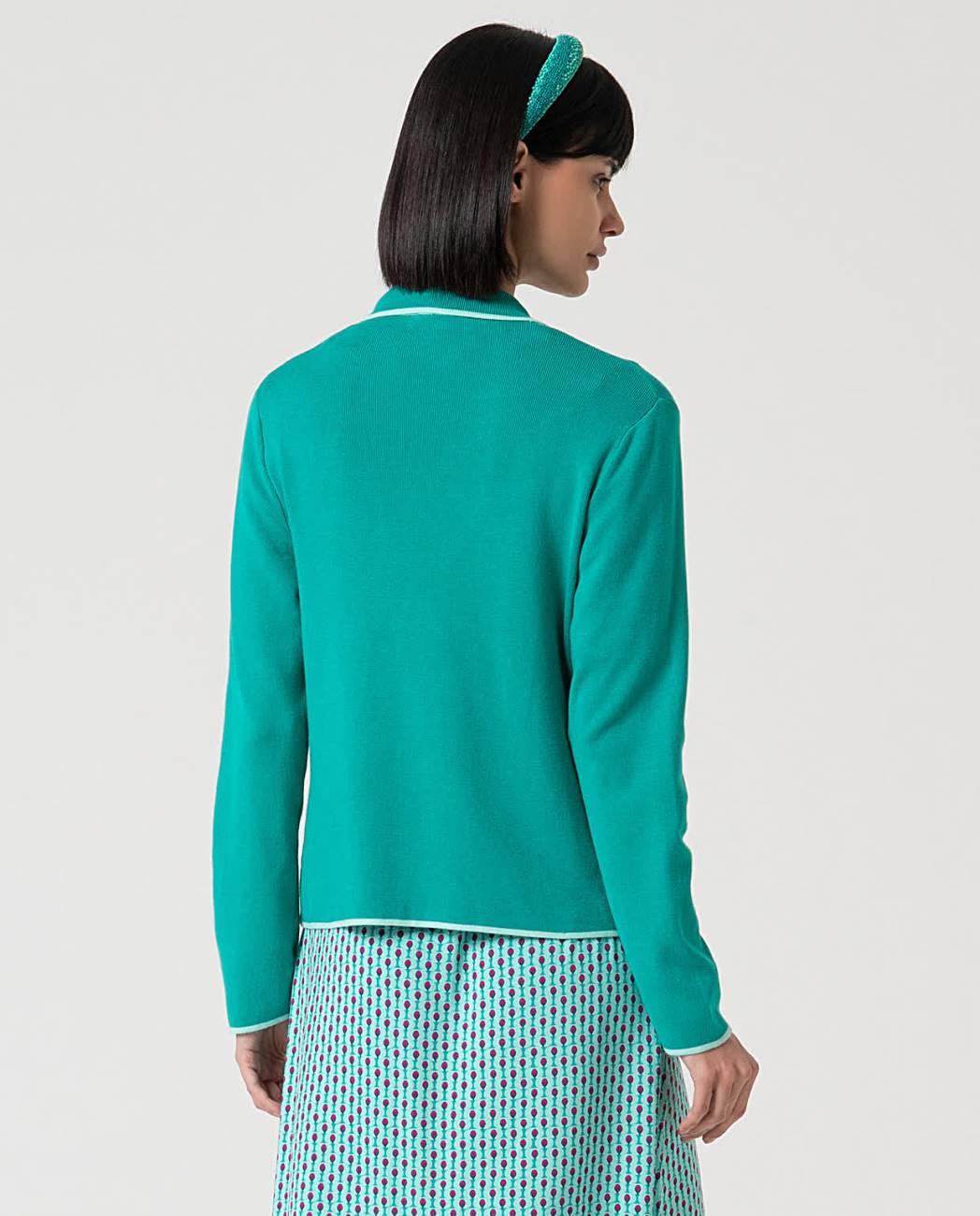Surkana Blazer in Aqua