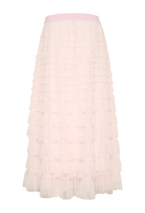 CREAM Eta Tulle Skirt pink