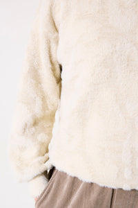 Garcia Ivory embossed Jumper