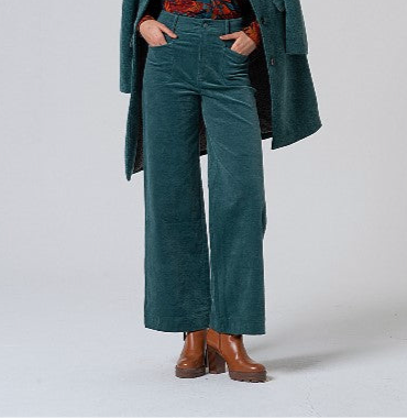 Surkana Teal Cord Trousers