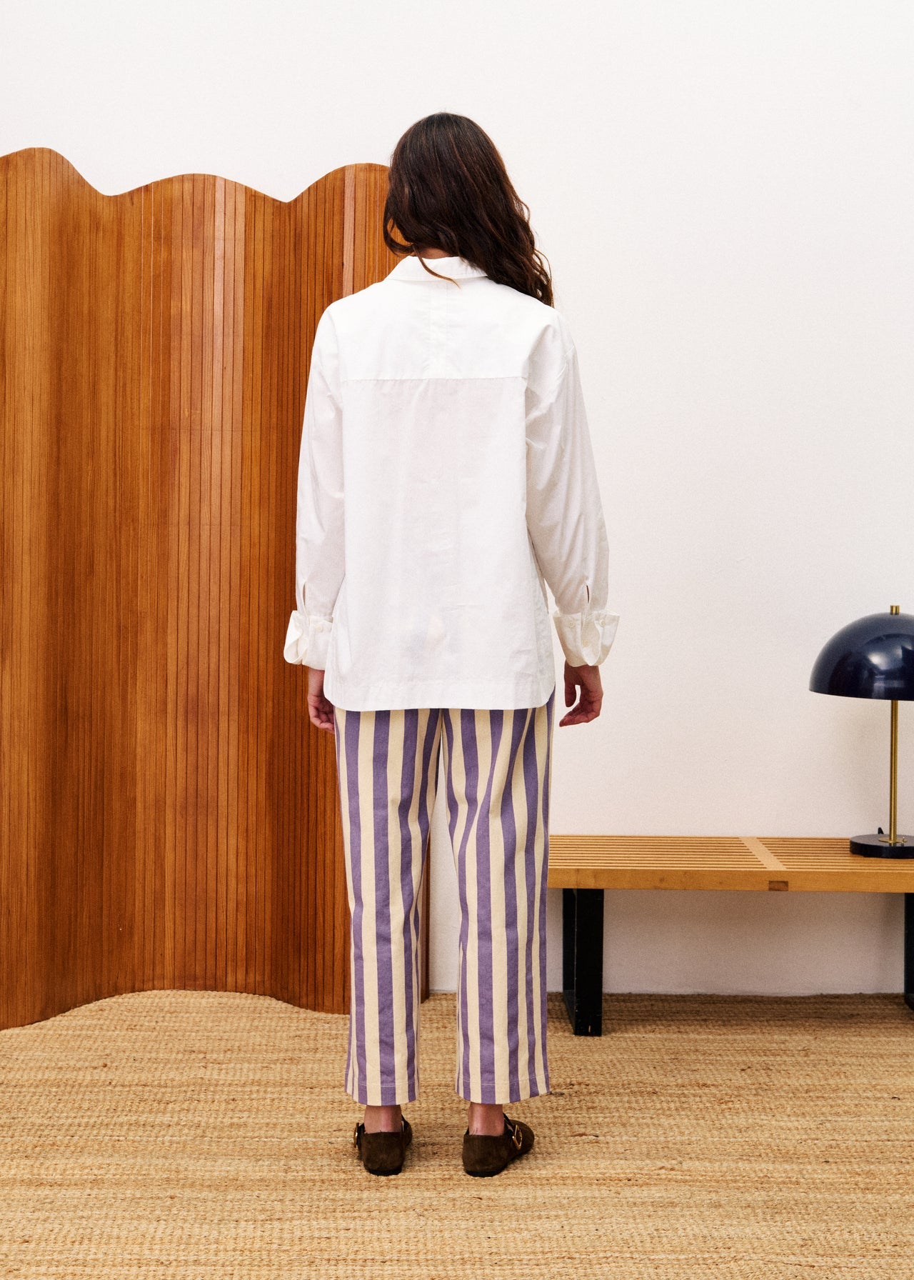 FRNCH White Oversized Shirt