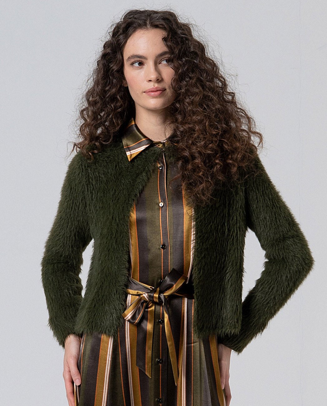 Surkana Maggie Fur Effect Jacket