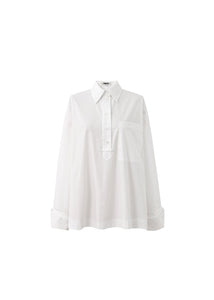 FRNCH White Oversized Shirt