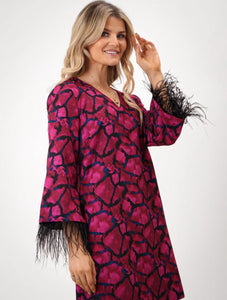 Kate & Pippa Taylor Magenta dress