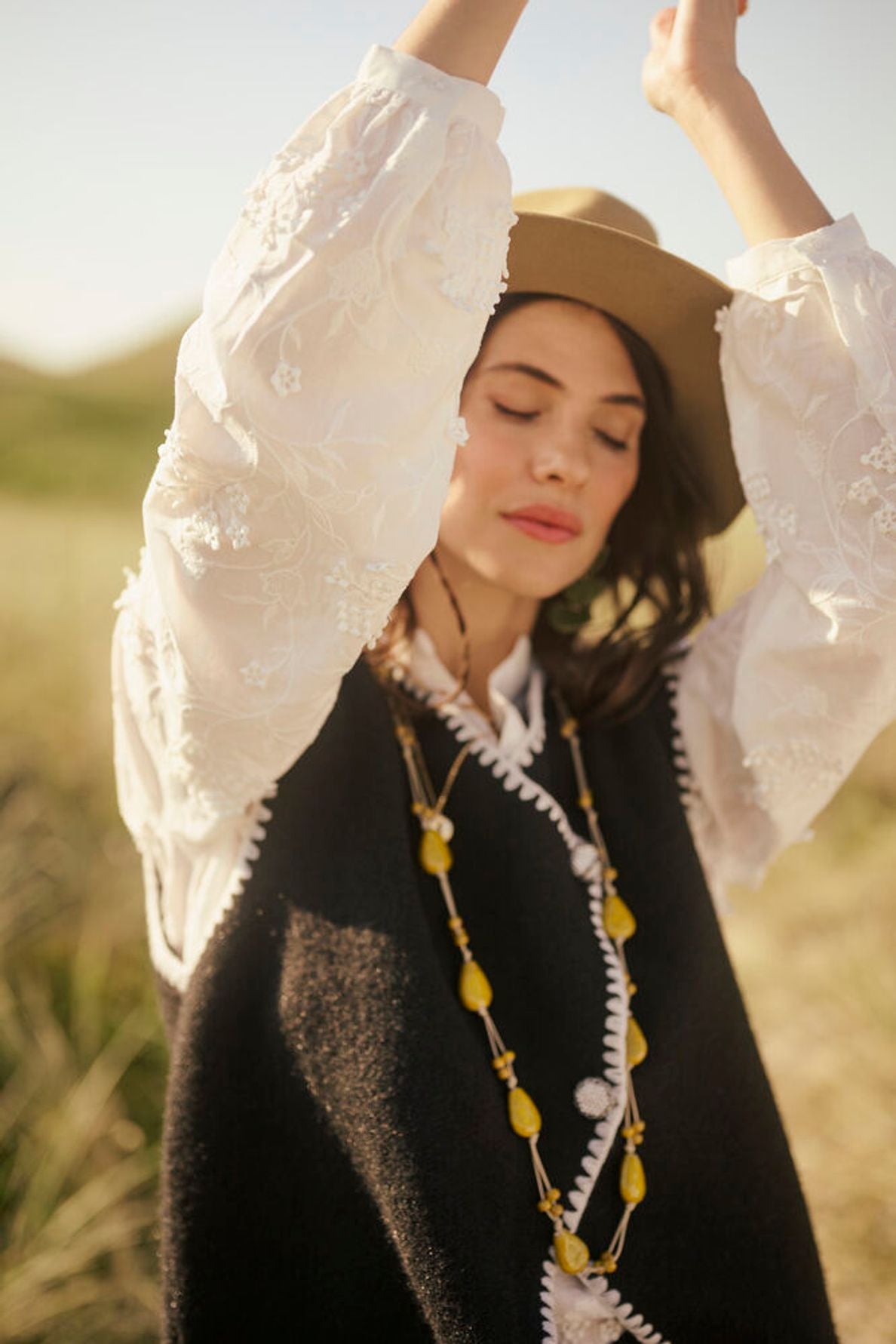 CREAM Hilda White Lace Shirt
