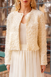 Rosealba structured Petal Jacket