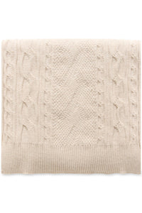 CREAM Dela knit scarf