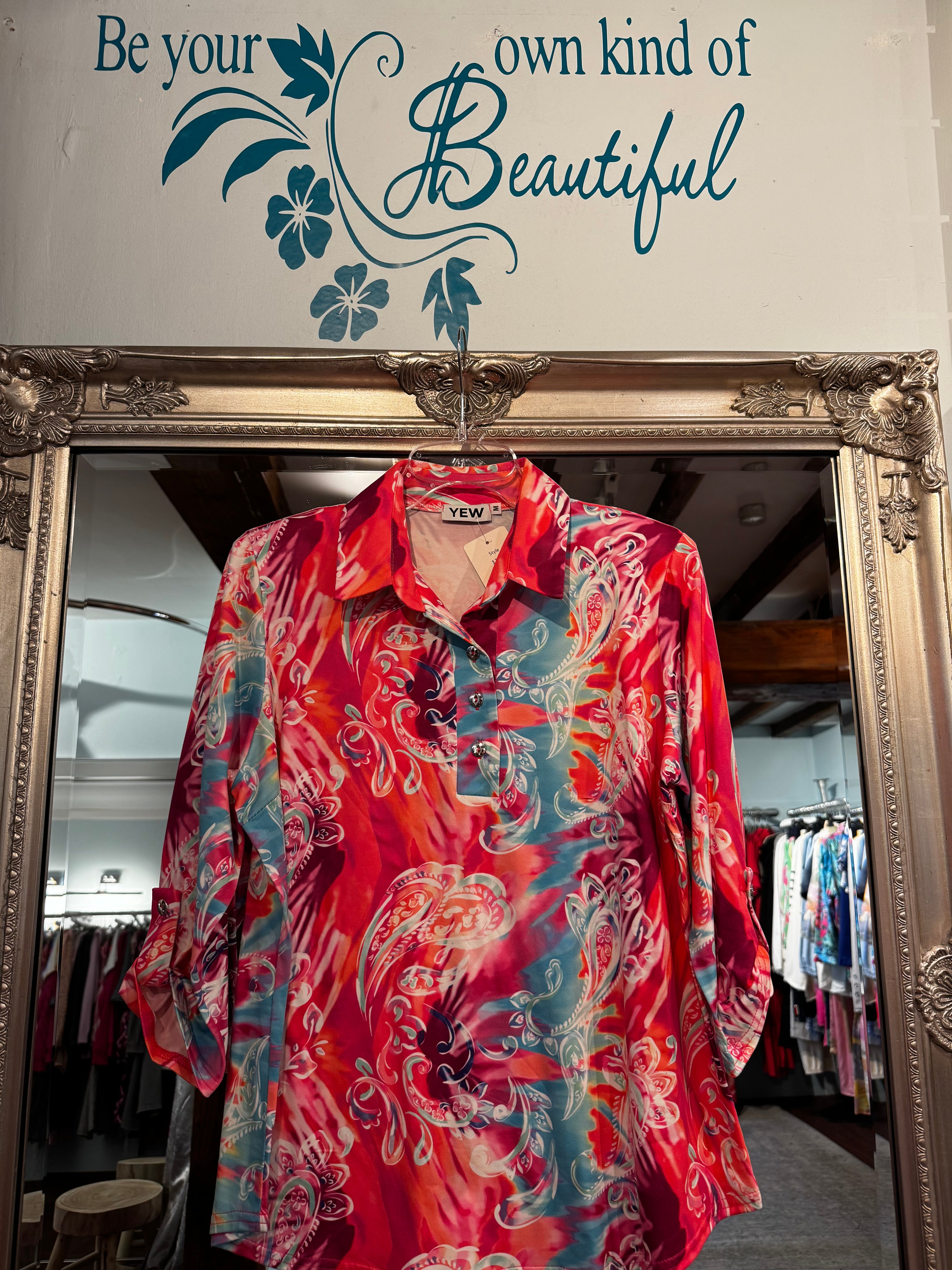 Yew Miami top with collar