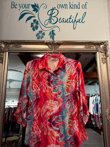 Yew Miami top with collar