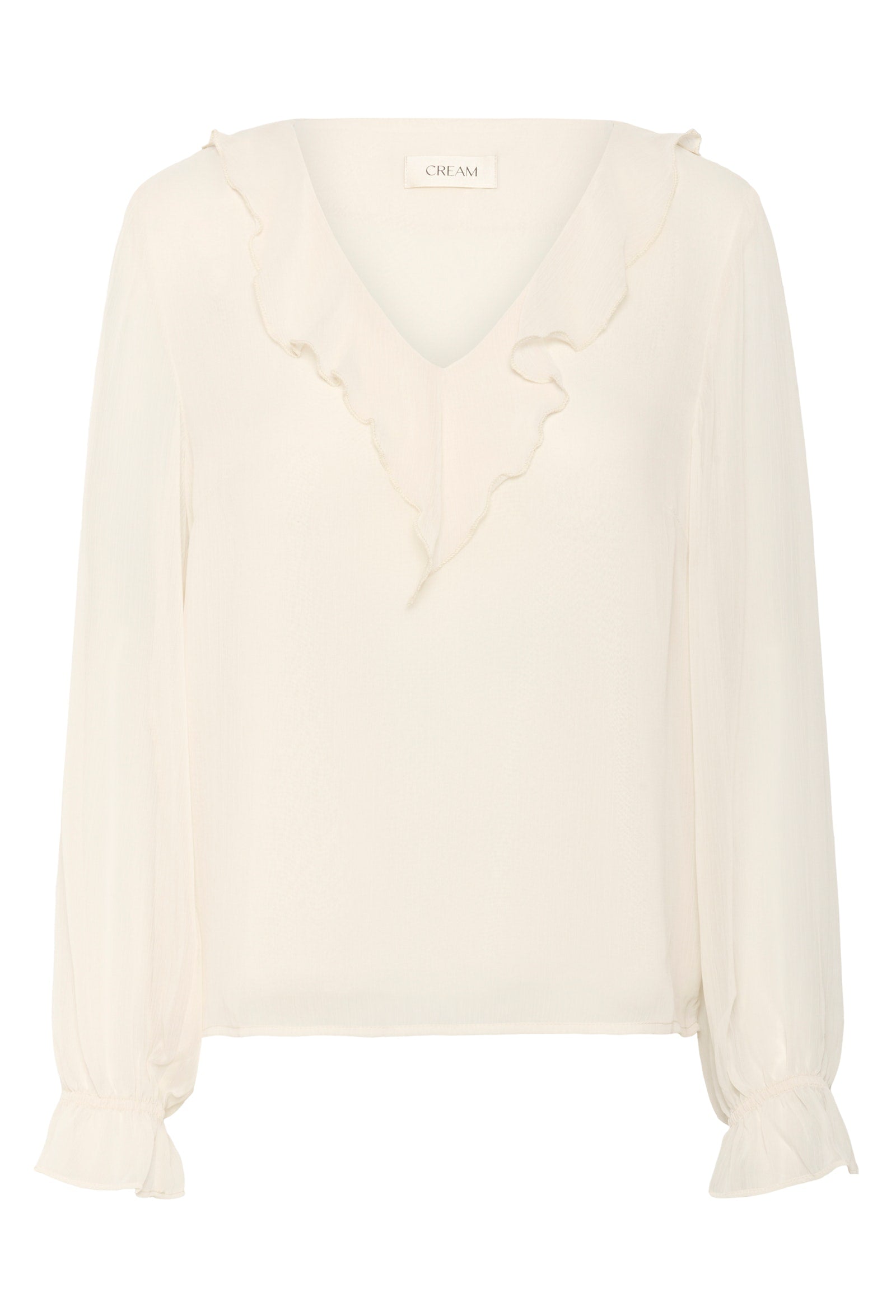 CREAM Flake Whisper white Top