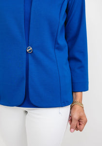 Yew Short Jacket Royal Blue
