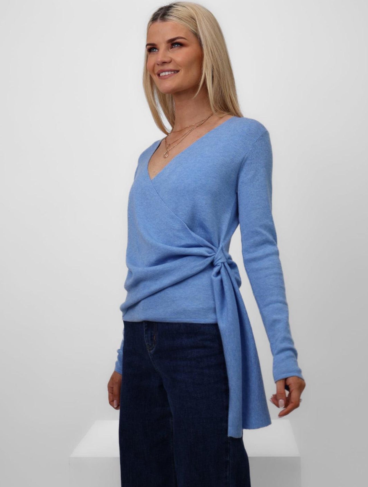 Kate & Pippa Drew top Blue