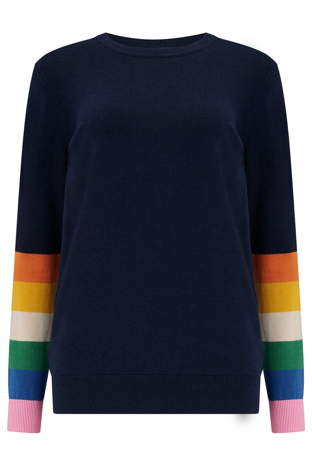 Sugarhill Navy Rita Stripe jumper
