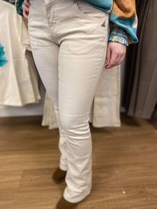 CREAM Amalie bootcut jeans in sand