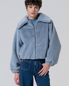 Surkana Powder Blue Bomber Jacket
