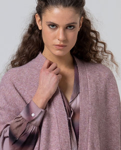 Surkana Dusky pink cardi/poncho