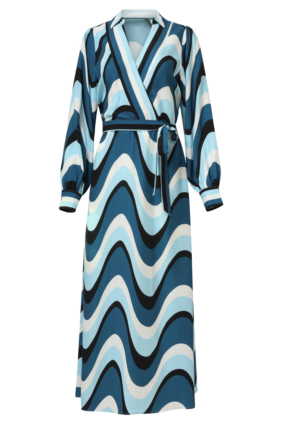 Smashed Lemon Blue Wave dress