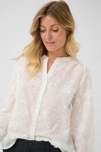 CREAM Hilda White Lace Shirt
