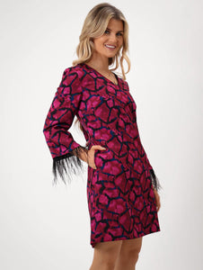 Kate & Pippa Taylor Magenta dress