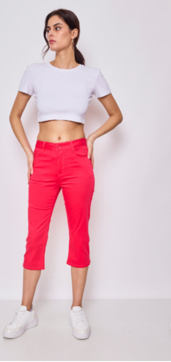 Capri pants Red