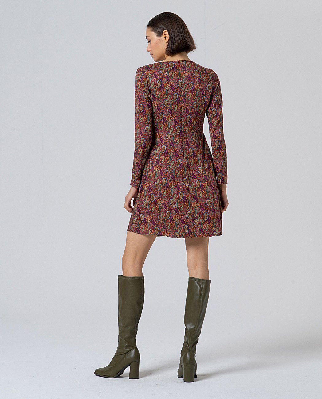 Surkana Knee Length Skater Dress