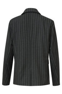 Smashed Lemon Grey Pinstripe Jacket