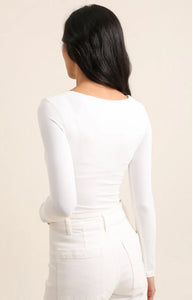 VDR Plain White top