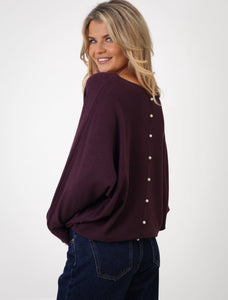 Kate & Pippa Elba knit Mulberry