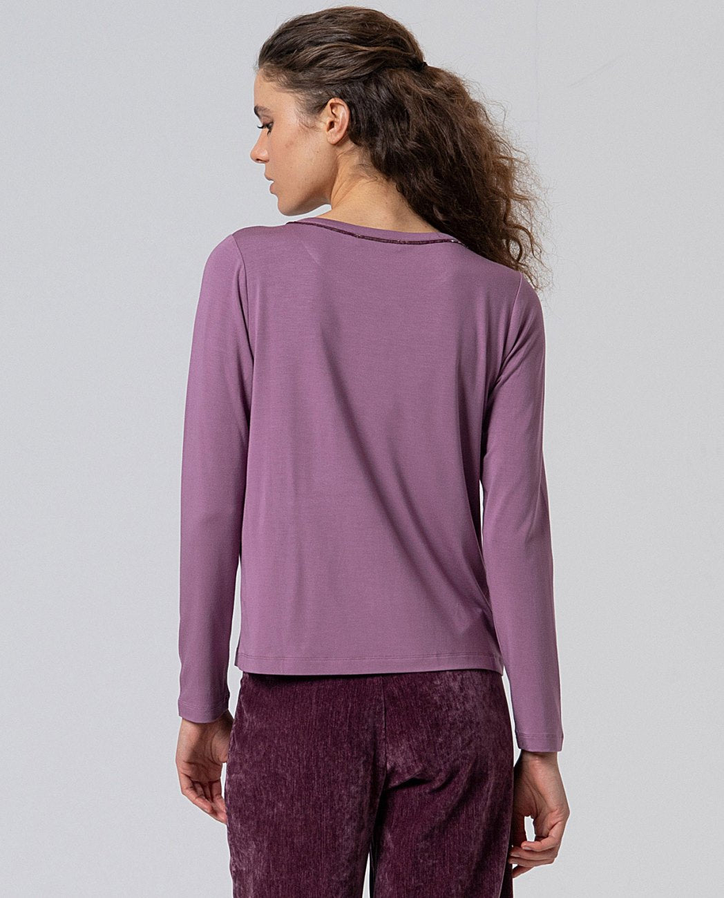 Surkana Bamboo Top Dusky Pink