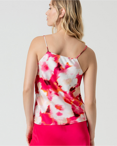 Surkana Ryen pink printed strap top